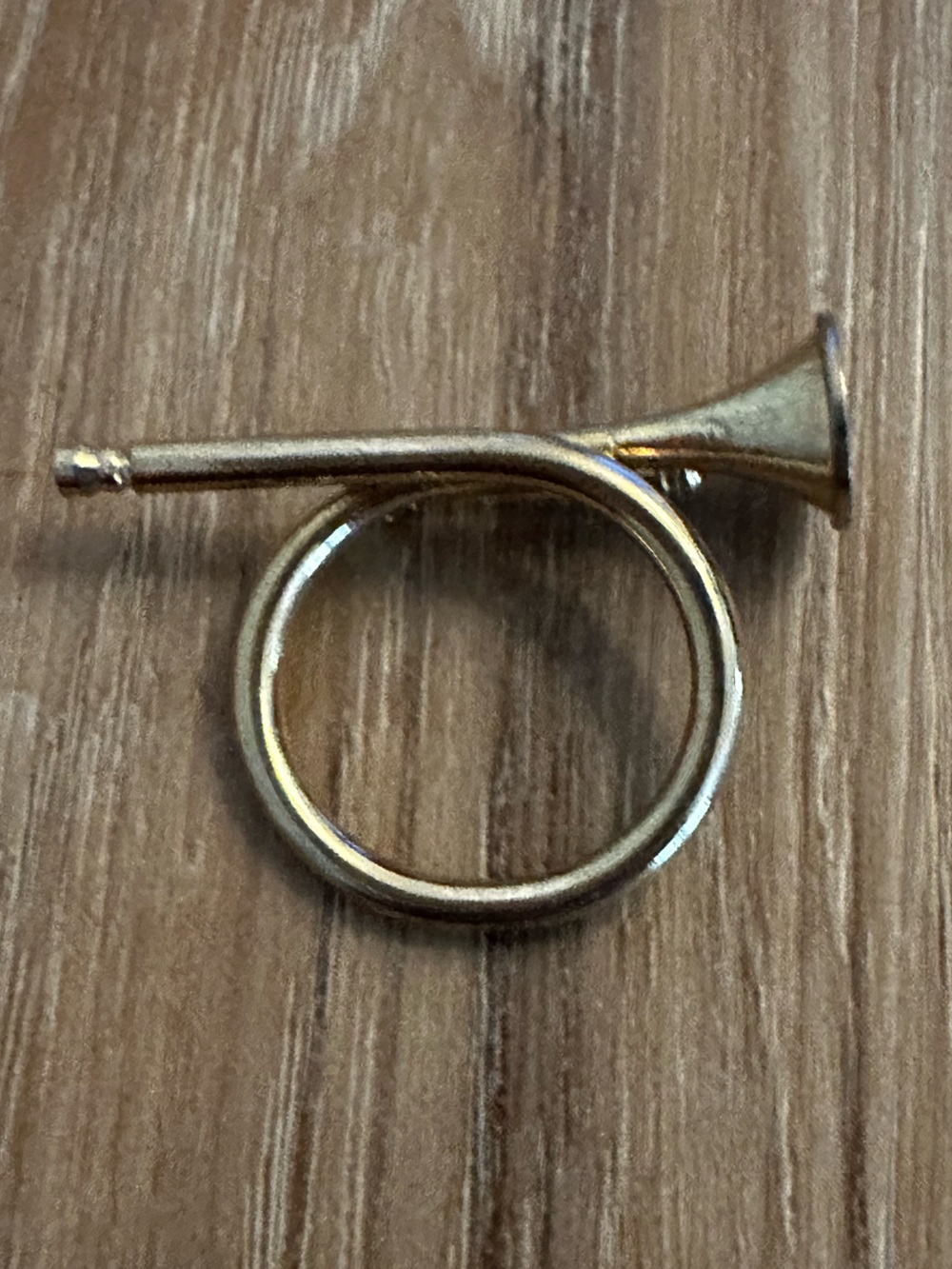 French Horn Vintage Brooch